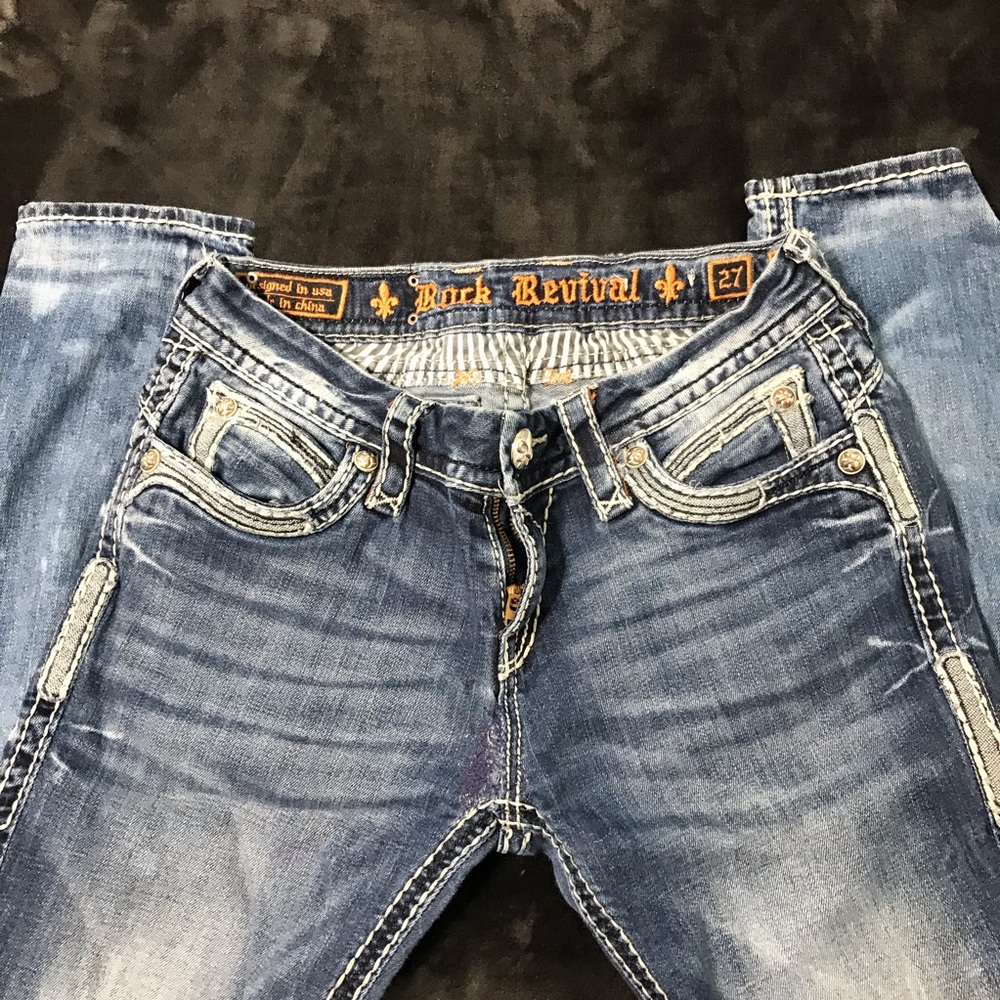 Rock revival skinny jeans